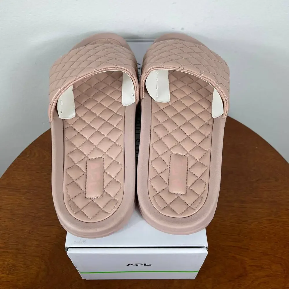 New Women's APL: Athletic Propulsion Labs Lusso Slides in Dust Rose Size 6